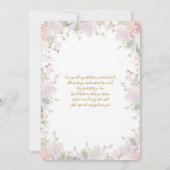 A little Bunny Is On The Way Baby Shower Einladung (Rückseite)