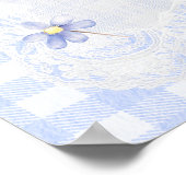 A Little Bunny Is On The Way Baby Shower Welcome Poster (Ecke)