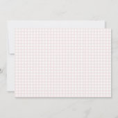 A little bunny is on the way, bunny baby shower einladung (Rückseite)