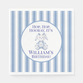 A Little Bunny is Turning One Serviette