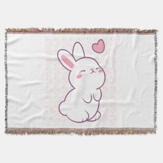 A Little Bunny Made of Feelings Decke (Vorderseite)