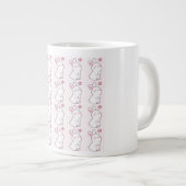 A Little Bunny Made of Feelings Jumbo-Tasse (Vorderseite Rechts)