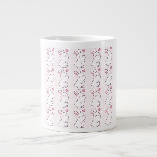 A Little Bunny Made of Feelings Jumbo-Tasse (Vorderseite)