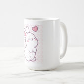 A Little Bunny Made of Feelings Kaffeetasse (VorderseiteRechts)