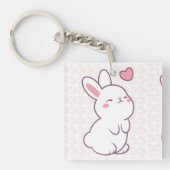 A Little Bunny Made of Feelings Schlüsselanhänger (Vorderseite)