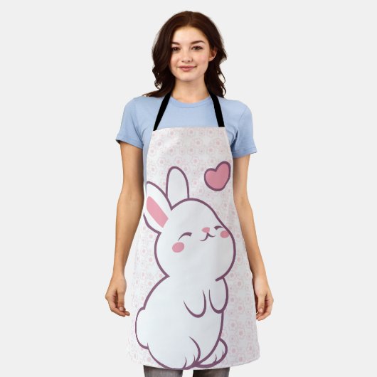 A Little Bunny Made of Feelings Schürze (Getragen)