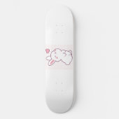 A Little Bunny Made of Feelings Skateboard (Vorderseite)