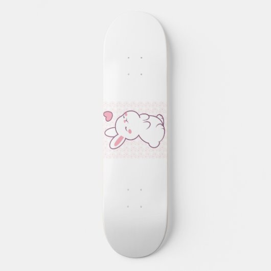 A Little Bunny Made of Feelings Skateboard (Vorderseite)