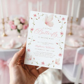 A Little Butterfly Floral Garden Baby Shower Einladung