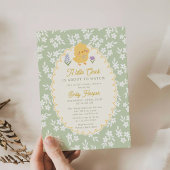 A little Chick is about to hatch Baby shower Einladung