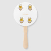 A little chick is on the way fächer (Rückseite)