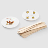 A little chick is on the way fächer (Non-assembled)