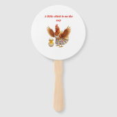 A little chick is on the way  fächer (Vorderseite)