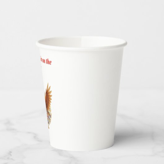 A little chick is on the way  pappbecher (Links)