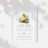 A Little Chick Spring Lavender Baby Shower Einladung