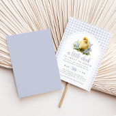 A Little Chick Spring Lavender Baby Shower Einladung