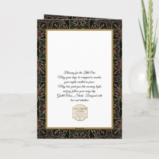 A Little Christmas Miracle Is on the Way Karte (Rückseite)