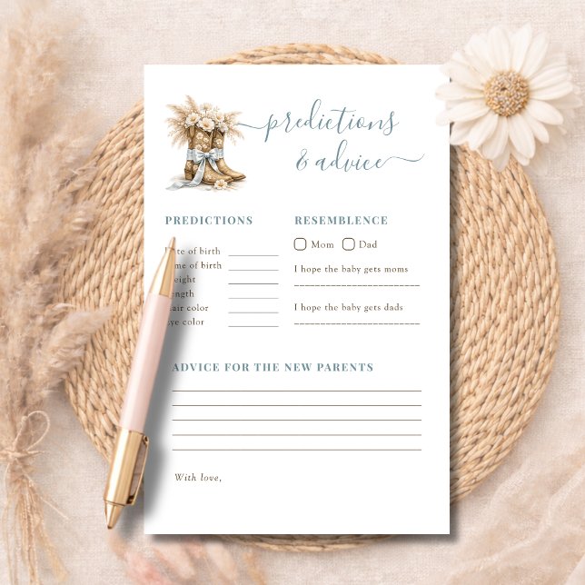 A Little Cowboy Shower Game Predictions & Advice (Von Creator hochgeladen)