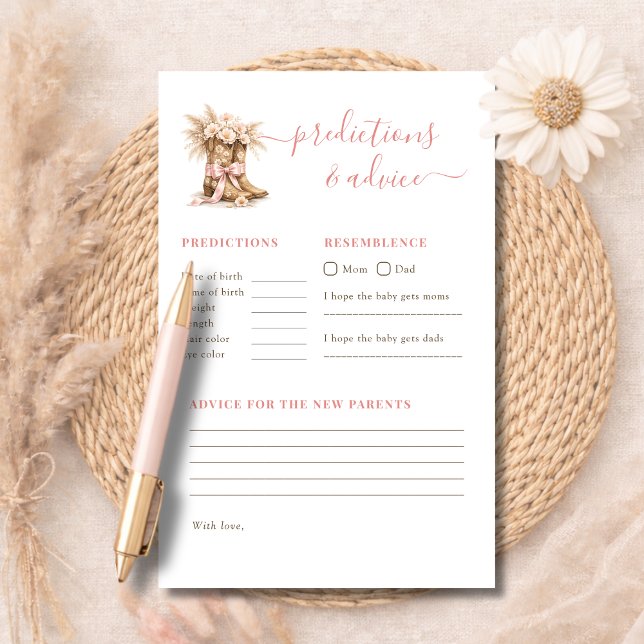 A Little Cowgirl Shower Game Predictions & Advice (Von Creator hochgeladen)