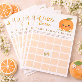 A Little Cutie -  Baby Shower Bingo Game Briefpapier