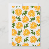 A Little Cutie is On The Way Invitation Einladung (Rückseite)