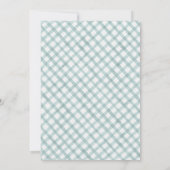 A Little Cutie Orange Baby Shower Invitation | Einladung (Rückseite)