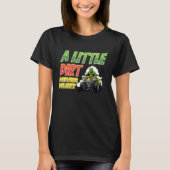 A little dirt quad bike atv T-Shirt (Vorderseite)