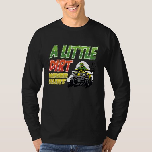 A little dirt quad bike atv T-Shirt (Vorderseite)