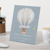 A Little Explorer Hot Air Balloon Custom Sockelschild (In SItu)