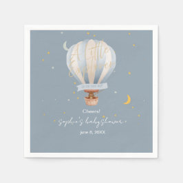 A Little Explorer Hot Air Balloon Serviette