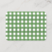 A Little Fisherman Baby Diaper Raffle Begleitkarte (Rückseite)