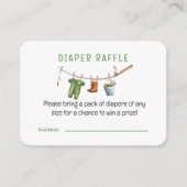 A Little Fisherman Baby Diaper Raffle Begleitkarte (Vorderseite)