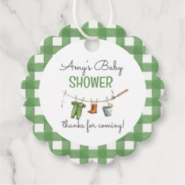 A Little Fisherman Baby Shower Geschenkanhänger