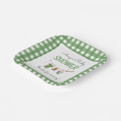 A Little Fisherman Baby Shower Square Pappteller (Gewinkelt)