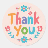  A Little Flower, A Big Thank You Sticker (Vorderseite)