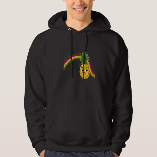 A little fruity with pineapple and rainbow for pri hoodie (Vorderseite)