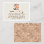 A Little Fun Guy Mushroom Fall Baby Shower Begleitkarte (Vorne/Hinten)