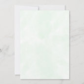 A Little Gentleman Blue Boy Bear Baby  Einladung (Rückseite)