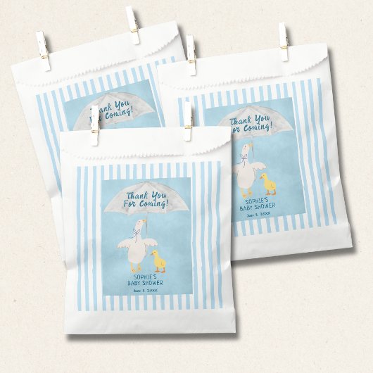 A Little Goose Is On The Way Storybook Baby Shower Geschenktütchen