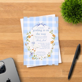 A little gosling blue acryleinladungen