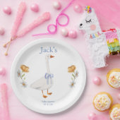 a little gosling is on the way pappteller (Party)