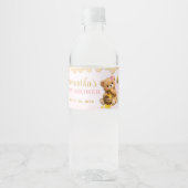 A Little Honey - A Little Honey Baby Shower Wasserflaschenetikett (Vorderseite)
