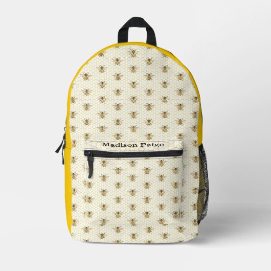 A little Honey Is On The Way Baby Bedruckter Rucksack (Vorderseite)