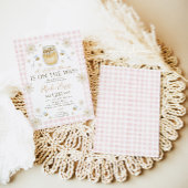 A Little Honey is on the Way Baby Shower  Einladung