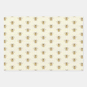 A little Honey Is On The Way Baby Shower Geschenkpapier Set (Vorderseite 3)