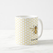 A little Honey Is On The Way Baby Shower Kaffeetasse (VorderseiteRechts)