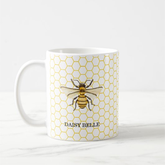 A little Honey Is On The Way Baby Shower Kaffeetasse (Links)