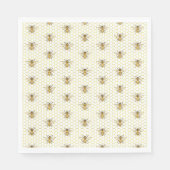 A little Honey Is On The Way Baby Shower Napkins Serviette (Vorderseite)