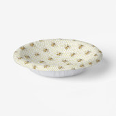 A little Honey Is On The Way Baby Shower Pappteller (Gewinkelt)