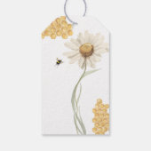 A Little Honey On The Way Personalized Baby Shower Geschenkanhänger (Rückseite)